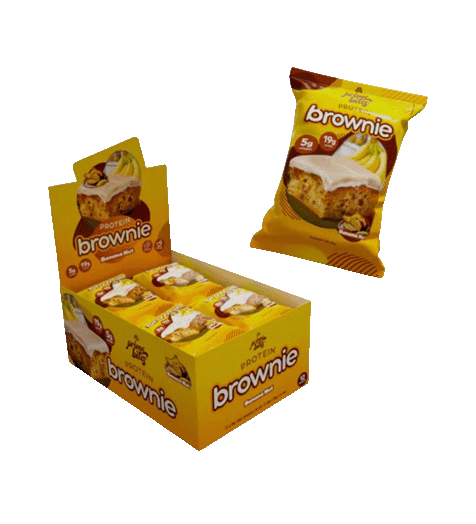 Alpha Prime Bites Protein Brownie – 19g Whey & Collagen Snack NZ, Banana.