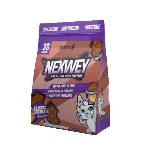 Nexus Sports Nutrition NexWey Protein 30 serves Classic Chocolate.