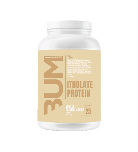 CBUM Itholate Protein 2lb vanilla oatmeal cookie flavor.