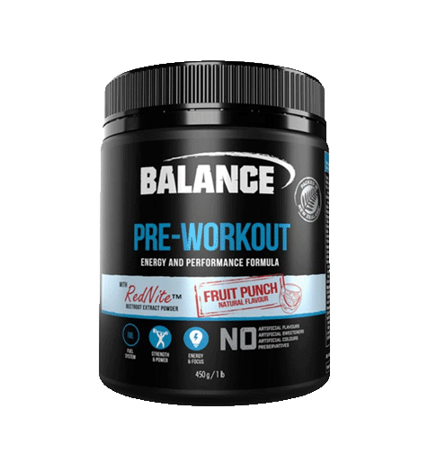 BALANCE PRE-WORKOUT Fruit Punch (450g)