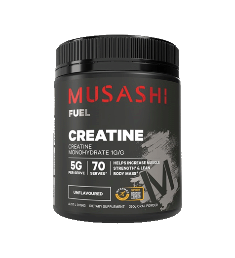 Musashi 100% creatine monohydrate 70 serves - FitVibes Nutrition.