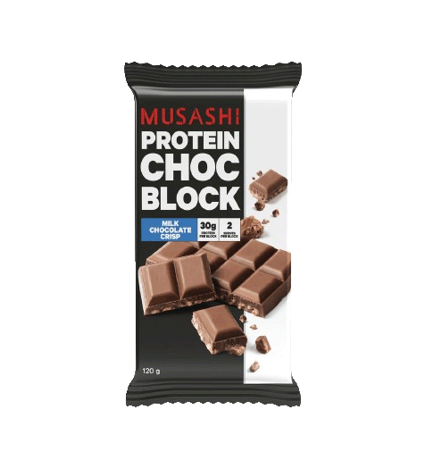 Musashi Protein Chocolate Block (120g)