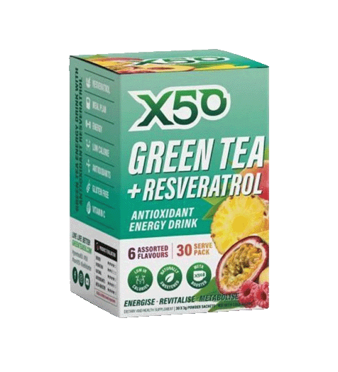 X50 Green Tea 30 Serves (Assorted)