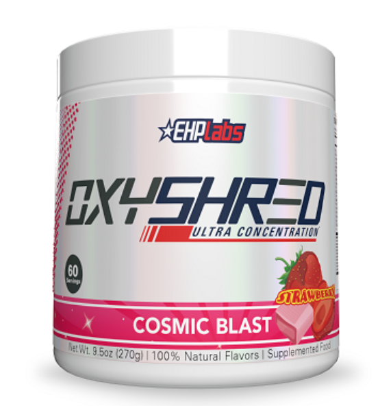 EHP Labs OxyShred Ultra Concentration Fat Burner cosmic blast.