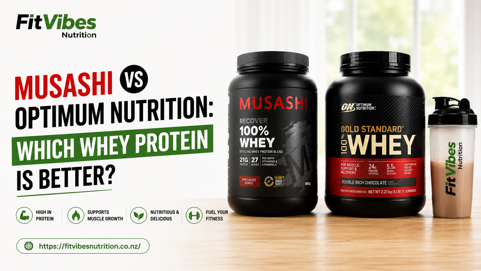 Musashi vs Optimum Nutrition: Which Whey Protein Is Better?