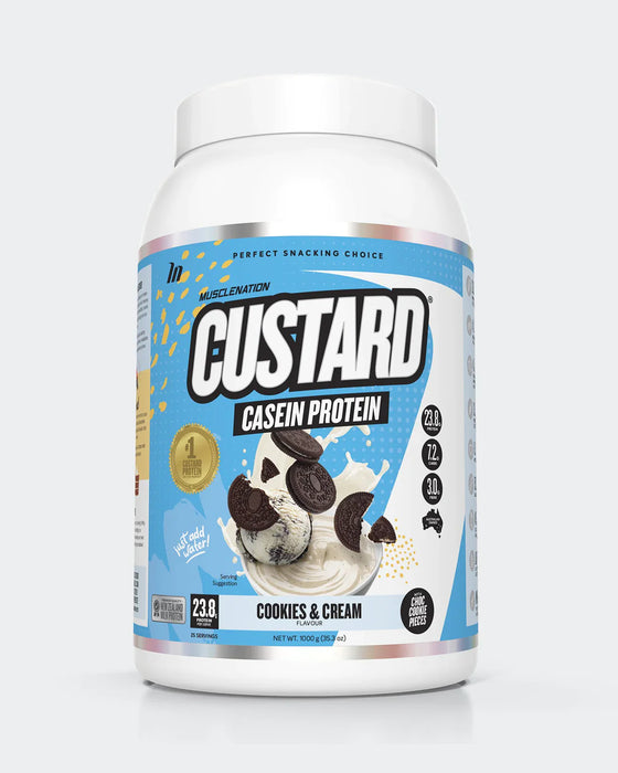 Muscle Nation Custard Casein Protein