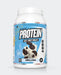 Muscle Nation 100% Whey Protein Isolate cookies & cream flavor.