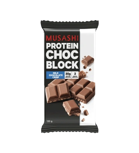 Musashi Protein Chocolate Block (120g)