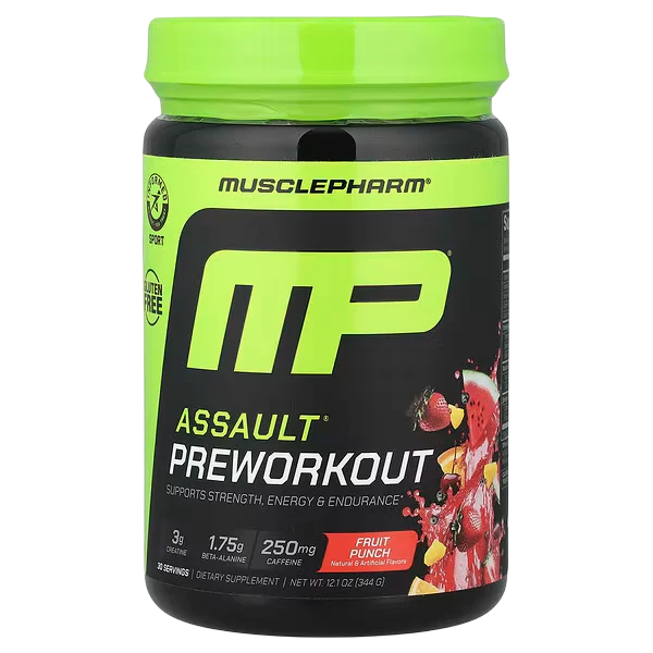MusclePharm Assault Pre-Workout NZ • Explosive Energy & Strength | FitVibes Nutrition