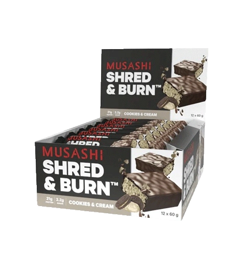 Musashi Shred & Burn Bar (60g)