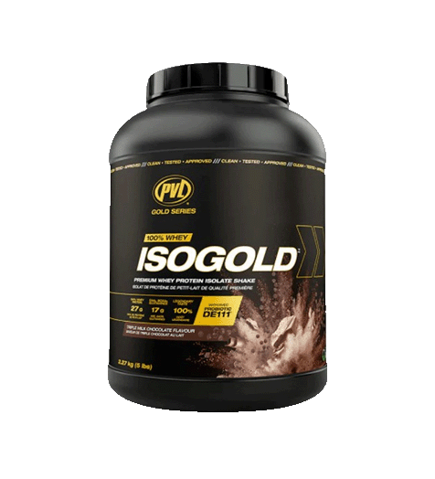 PVL Gold Series Iso Gold Protein 5lb chocolate flavor. 
