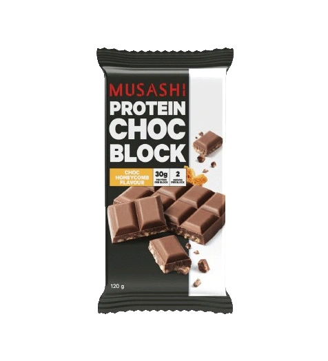 Musashi Protein Chocolate Block (120g)