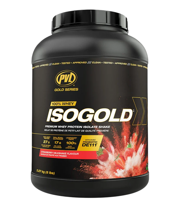 PVL ISOGOLD Sport Whey Isolate Protein (Produced in Canada)