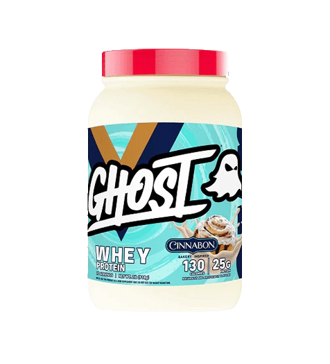 Ghost Whey Protein Powder 2lb Cinnabon Flavor.