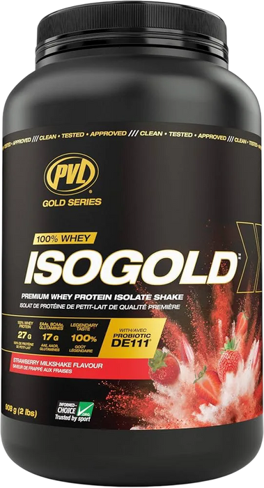 PVL ISOGOLD Sport Whey Isolate Protein (Produced in Canada)