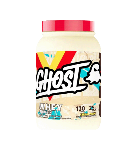 Ghost Whey Protein Powder 2lb Cereal Milk Flavor.