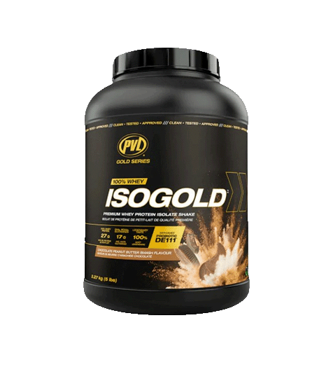 PVL Gold Series Iso Gold Protein 2lb chocolate flavor. 