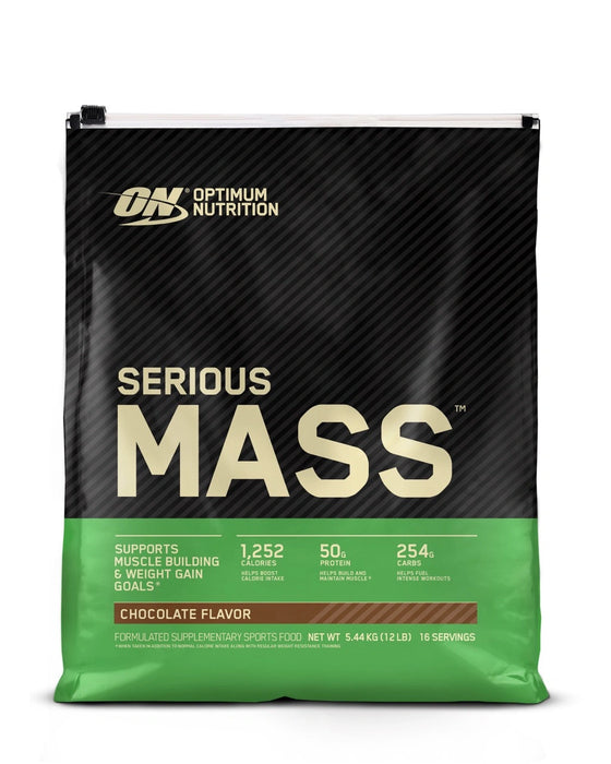 Optimum Nutrition Serious Mass Protein + Basic Creatine 60 serves ( FREE)