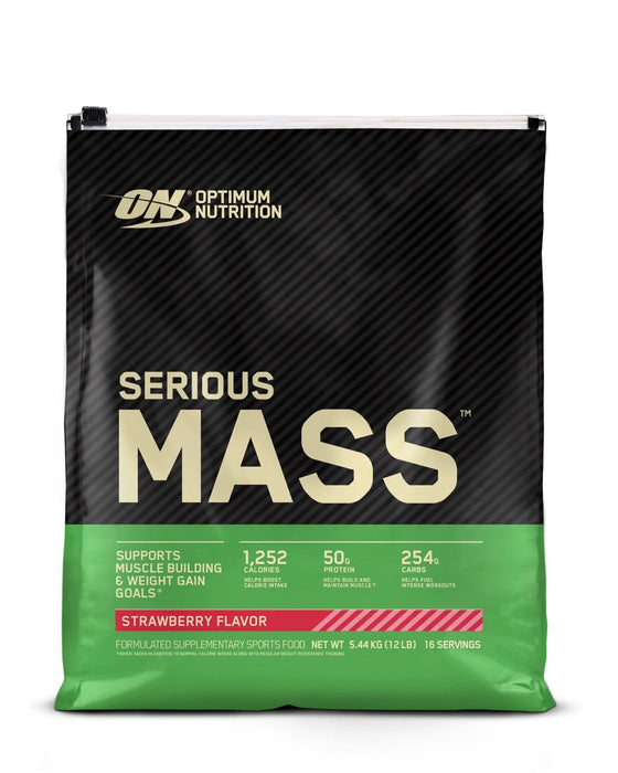 Optimum Nutrition Serious Mass Protein + Basic Creatine 60 serves ( FREE)