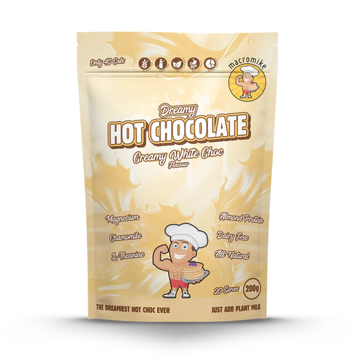 Macro Mike 20 serves Hot Chocolate White Chocolate Flavour - FitVibes Nutrition