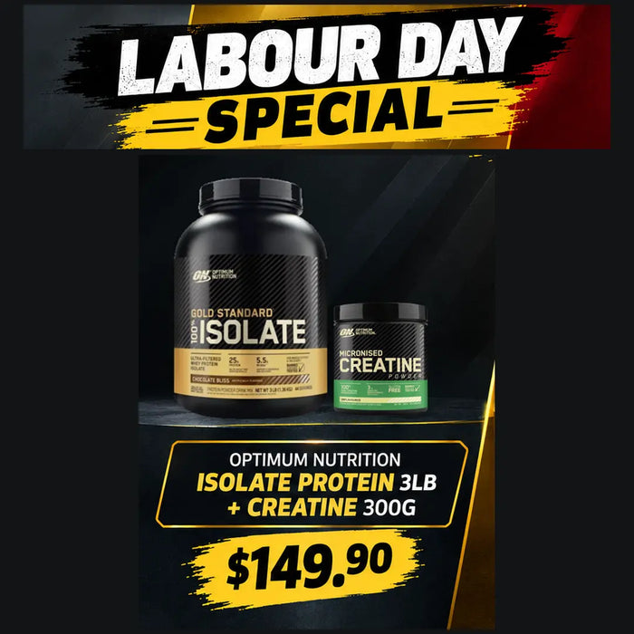 Optimum Nutrition Gold Standard 100% Isolate 3lb + Optimum Nutrition Creatine 300g Combo