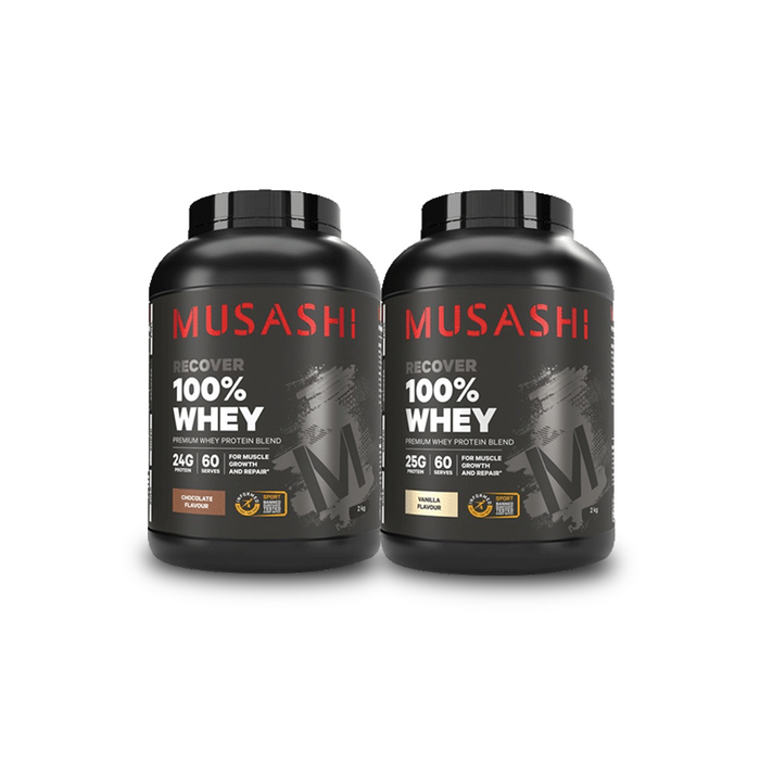 Musashi 100% Whey Double Combo