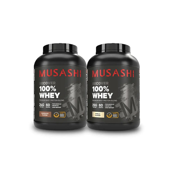 Musashi 100% Whey Double Combo