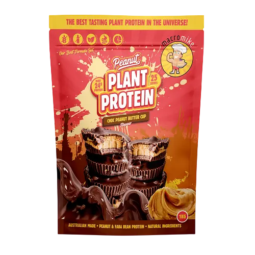 Macro Mike Peanut Plant Protein 25 Serves Choc Peanut Butter Cup Flavour - FitVibes Nutrition