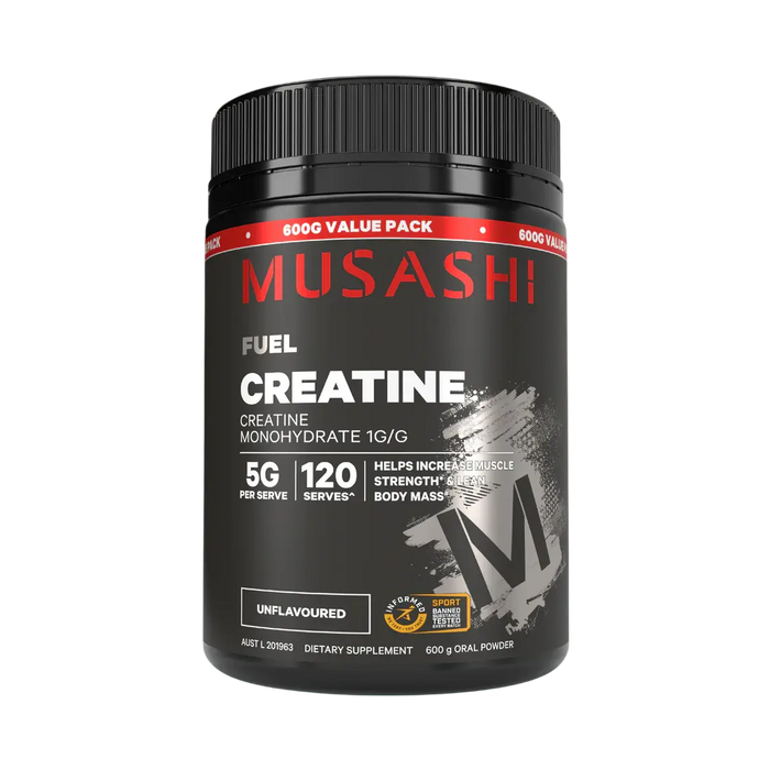 Musashi Creatine Monohydrate 600g - FitVibes Nutrition 