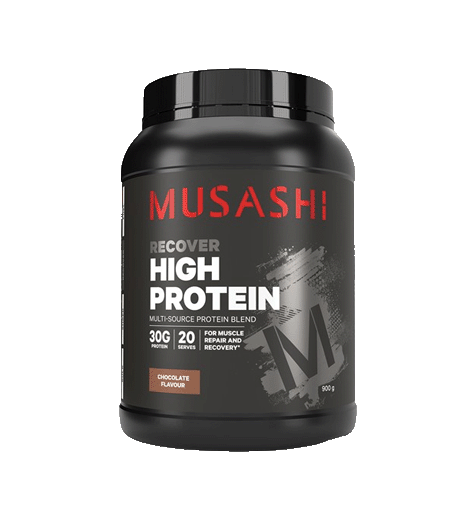 Musashi High Protein Powder 900g Chocolate.