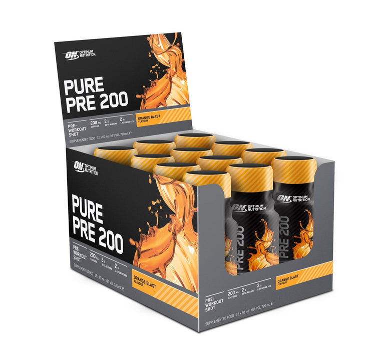 Optimum Nutrition Pure Pre 200 Shot RTD