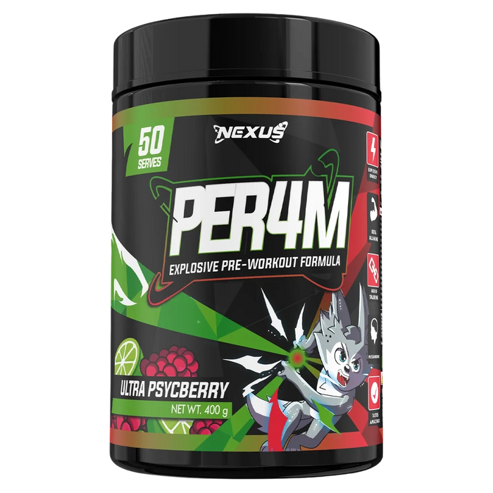 Nexus Sports Nutrition Per4m Pre-Workout (50 Serves)