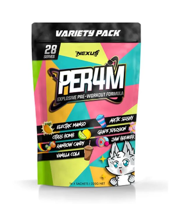 Nexus Sports Nutrition Per4m Variety Pack