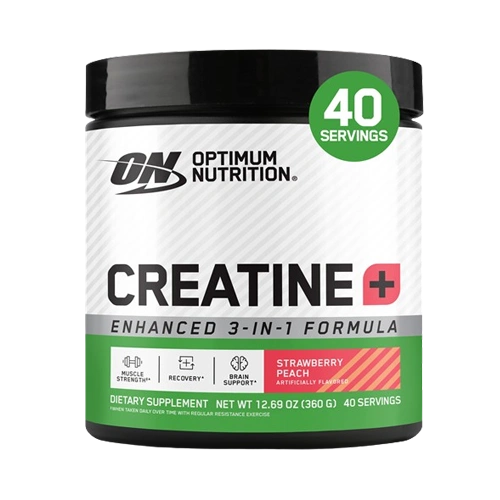 Optimum Nutrition Creatine + Strawberry Peach Flavour - FitVibes Nutrition 
