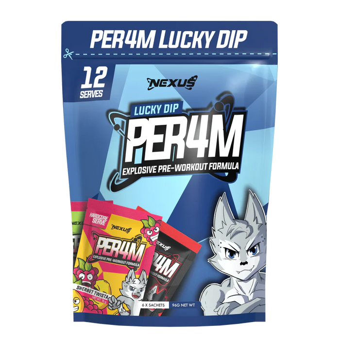 Nexus PER4M Pre-Workout 12 Serves Lucky Dip