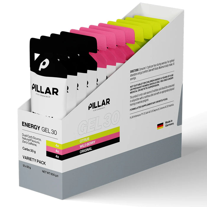 Pillar Energy Gel 30 Variety Pack - FitVibes Nutrition