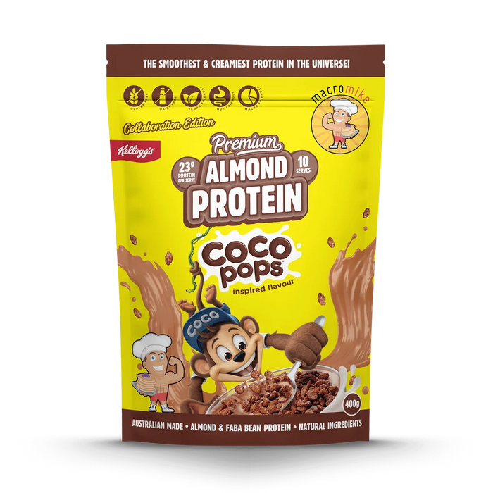 Macro Mike Almond Protein 10 Serves Coco Pops Flavour - FitVibes Nutrition