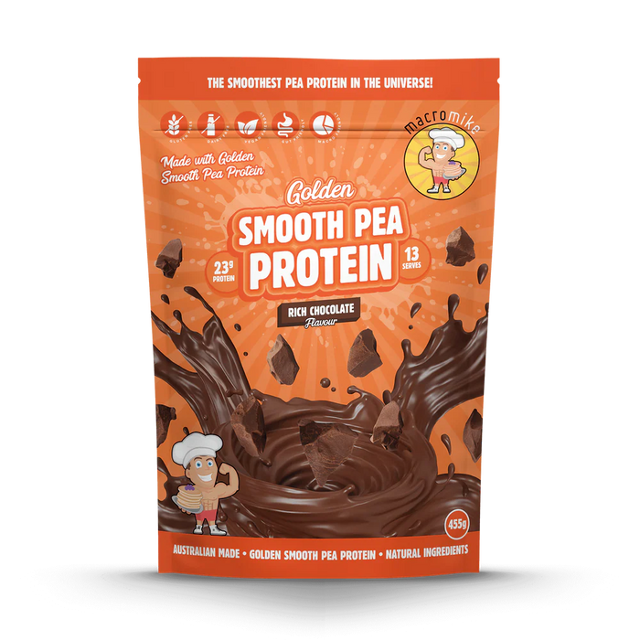 Macro Mike Smooth Pea Protein 13 Serves Rich Chocolate Flavour - FitVibes Nutrition