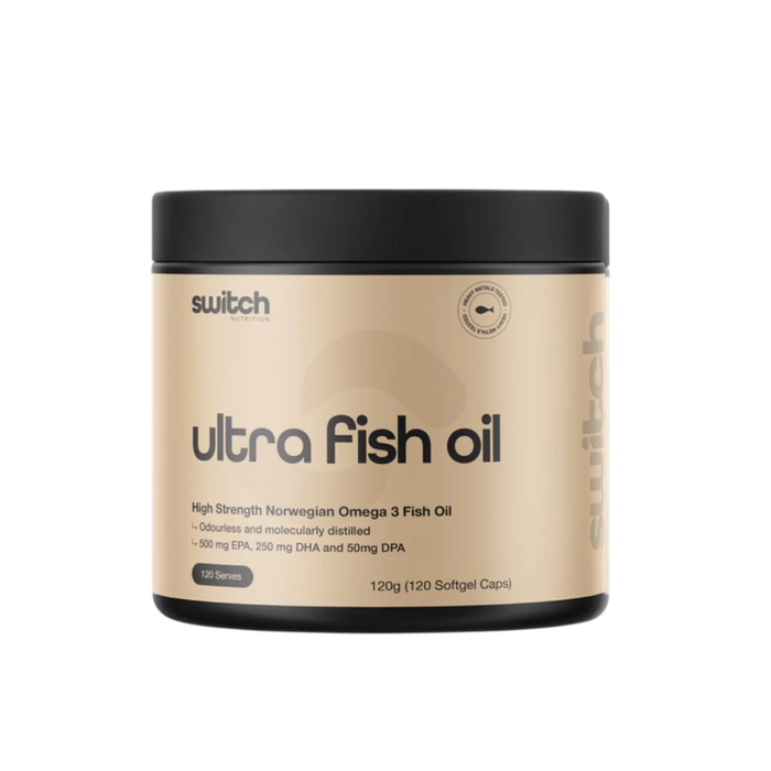 Switch Nutrition Ultra Fish Oil Caps – Omega-3 Support
