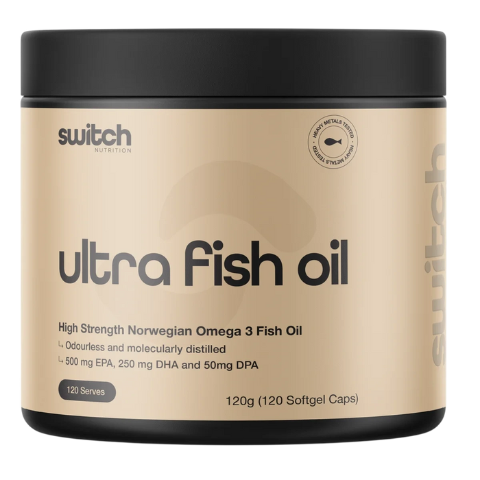 Switch Nutrition Ultra Fish Oil Caps – Omega-3 Support