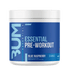 CBUM Essential Pre Workout blue raspberry.