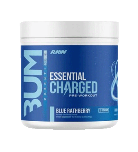 CBUM Charged Pre-Workout Blue Raspberry.