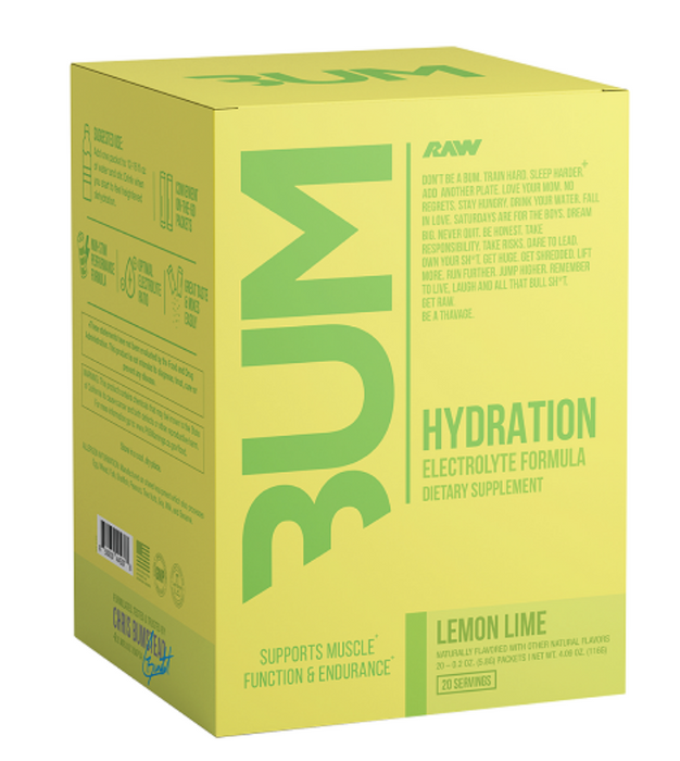 CBUM Hydration Electrolyte Formula – 20 Serves lemon lime.