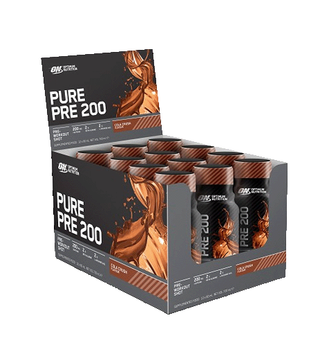 Optimum Nutrition Pure Pre 200 Shot Cola Crush.