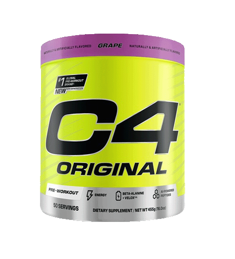 Cellucor C4 Original Pre-Workout 50 serves Grape.