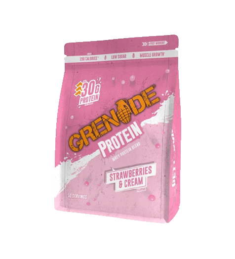 Grenade Protein Powder 2kg strawberry cream - FitVibes