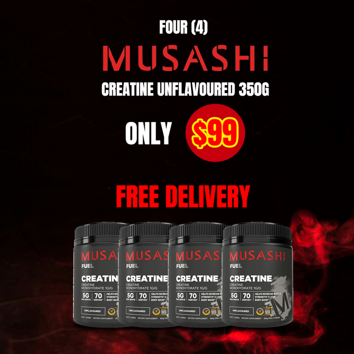 Musashi Creatine Monohydrate 350g combo