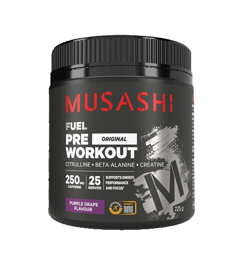 Musashi Pre-Workout Purple Grape.