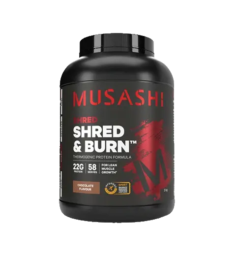 Musashi Shred and Burn Protein Double Combo