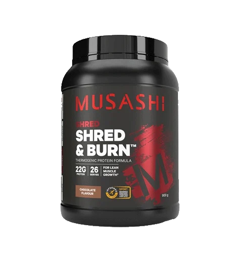 Musashi Shred & Burn Protein Powder
